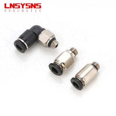 China Chinese factory factory supply body small JPC3-M5C Mini Type Pneumatic Fitting Connector for 3mm tube M5 thread for sale