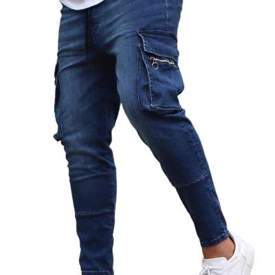 China 2022 Style Breathable Custom Jeans Distressed Fashion Stacked Jeans Men for sale