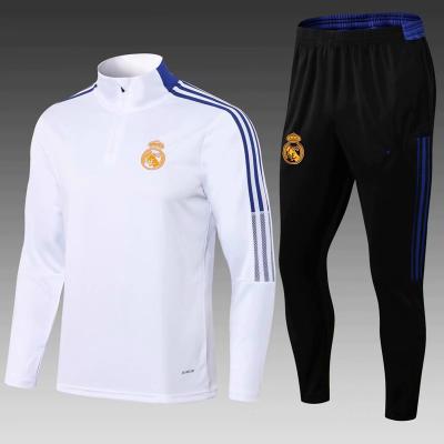 China QUICK DRY Real Madrids Real Madrids Singlet Aspect Sports Team Uniform Autumn And Winter Football Training Suit Long Sleeve for sale