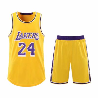 China OEM LA Laker Kobe Bryant QUICK DRY Truck Fits Basketball Jersey 24 Shark 34 for sale