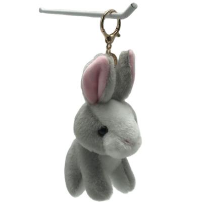 China Cartoon Toy Selling Rabbit Keychain Pendant Plush Bag Plush Claw Machine Toys Small for sale