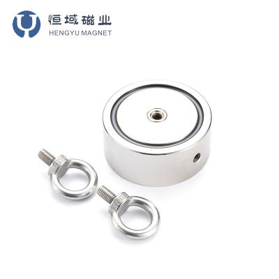 China Industrial Magnet Neodymium Fishing Magnet 136 Mm NeFeB Magnet Searching Powerful Magnet Salvage Iron for sale