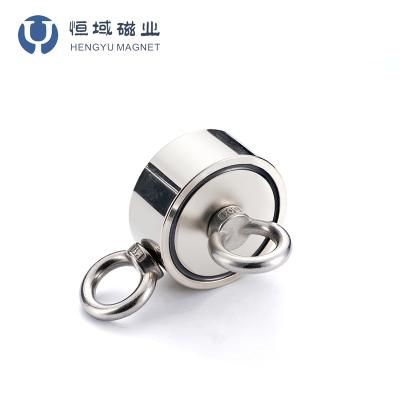 China Industrial Magnet Neodymium Fishing Magnet 75 Mm NeFeB Magnet Searching Powerful Magnet Salvage Iron for sale