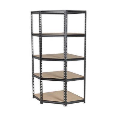 China Corrosion Protection Powder Coated Adjustable Boltless Rivet Corner Shelves for sale