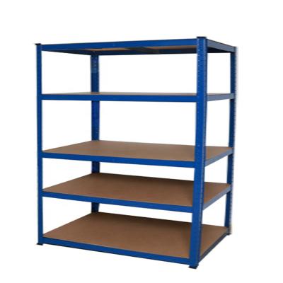 China Corrosion Protection Garage Shelving 5 Tier Sheet Metal Storage rshelf Storage Unit For Decorative Shelving for sale