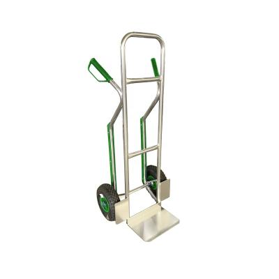 China 2 Wheels 150kg Capacity Aluminum Two-Wheel Hand Cart Dolly Carts for sale