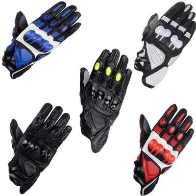 China Alpine S1 Comfortable Breathable Genuine Leather Motorcycle Racing Gloves Carbon Fiber MX MTB Motocross Gloves Guantes Enduro Off-Road Motorcycle Gloves for sale