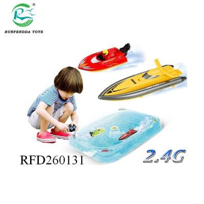 China New Electric RC Hobby Item 2.4Ghz Toys With Pool Best Rc Speed ​​Boat for sale