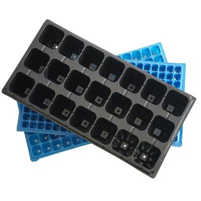 China Eco-friendly Seed Planting 21 Cell Plug In Seed Trays Plant Breeding Nursery Seedling Tray for sale