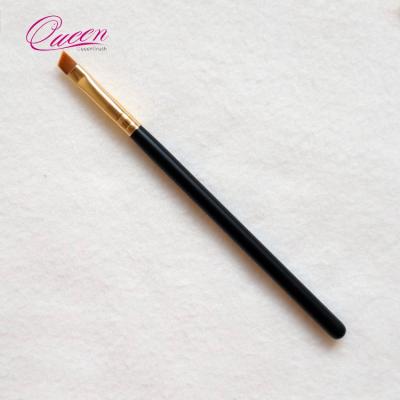 China Flat Brush Beauty Eyebrow Brush Hardest Synthetic Hair Makeup Brush for sale