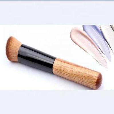 China Beauty Face Care Makeup Tools Powder Dispenser Brush Angle Makeup Powder Brush for sale