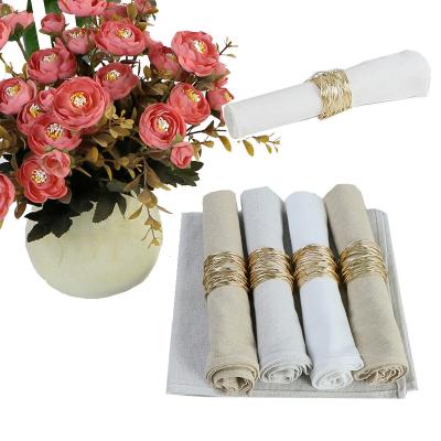 China Lightweight Comfortable Cloth Napkin Table Dinner Polyester Cotton Polyester Cotton Napkins For Outdoor Party Home Decor for sale