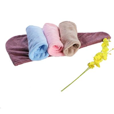 China QUICK DRY Microfiber Hair Towel Wrap for Women Bathroom Curly Dry Hair Long Quick-Drying Home Shower Thicker Adult Bath Absorbent for sale