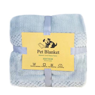 China Travel Flannel Pet Throw Blankets Blankets, Soft and Warm for Dogs Cats, Machine Washable Pet Bed Mat for sale