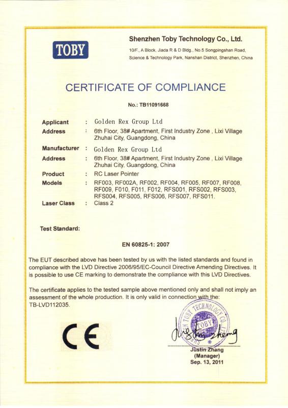 CE - Golden Rex Group Ltd