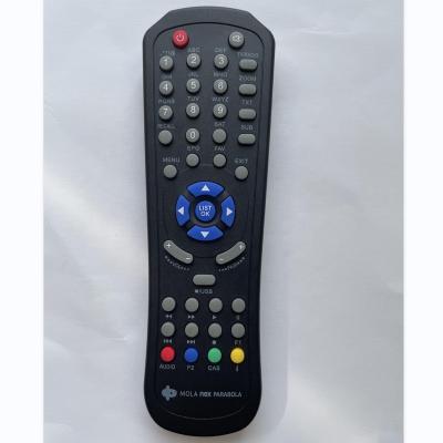 China IR Remote Control STB for MOLA NEX PARAMBOLA in Black 42 Key IR Remote for sale