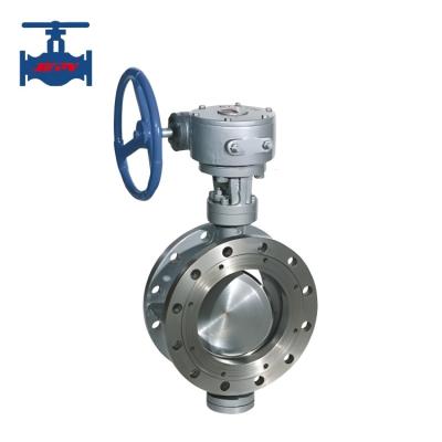 China Roestvrij staal 304 316 CF8 CF8M Triple Offset Butterfly Valve Flanged High Performance Te koop