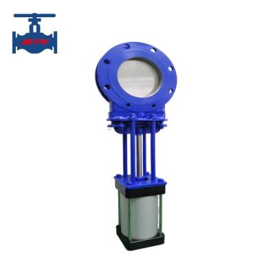 China Pneumatic Electric Actuator Knife Gate Valve Cast Steel Class150 ANSI for sale