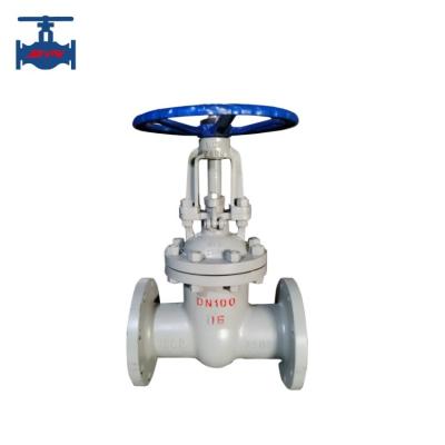 China Cast Steel WCB Wedged Gate Valve Flange Connection For Water / Steam And Oil Use en venta