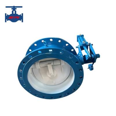 China Ductile Iron Cast Steel Hydraulic Buffered Tilting Check Valve For Water Pipelines for sale