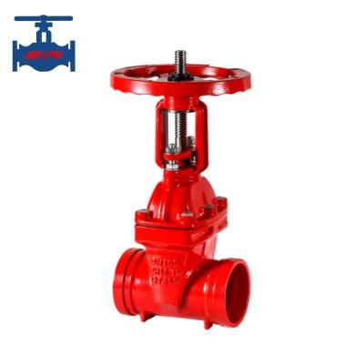 China Soft Seal Resilient Seated Gate Valve Fire Fighting Simple Structure for sale