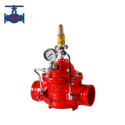 China Large Flow Fire Fighting System Valves Ductile Iron Safety Relief Valve for sale