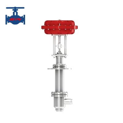 China Diaphragm Type Control Valve Pneumatic Driven Cryogenic Regulating Valve for sale