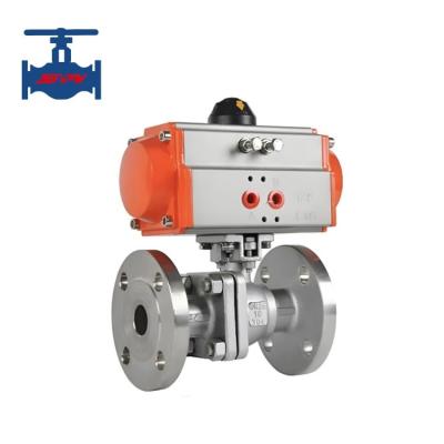 Κίνα ASME API Standard Pneumatic Actuator Stainless Steel CF8 CF8M Flanged Ball Valve προς πώληση