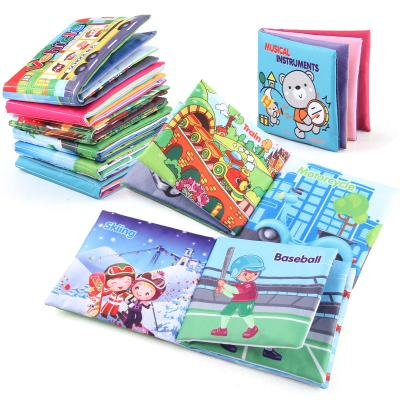 China Early Educational Toys Baby Study Learning Toys 3D Cloth Book For Kids Toy for sale