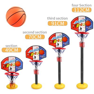 China Adjustable Height Portable Outdoor Sport Toys Kids Basketball Hoop With Stand Adjustable Height Portable Indoor Basketball Game Toy Sets for sale