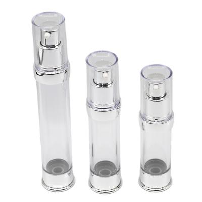 China Wholesale Durable 17ml 21ml 32ml AS Material Airless Bottle Containers 8 Cosmetic Airless Bottle for sale