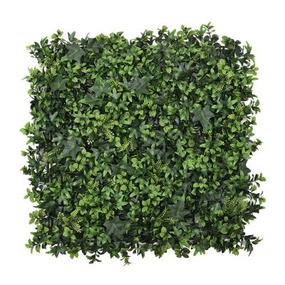 China Customization Customized Zodiac Plants Vines Faux Grass Hanging Artificial Green Wall Panel for sale