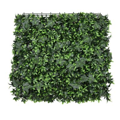 China Customization New Arrival Customized Outdoor Artificial Plants Grass Wall Decor Boxwood Hedge Green Artificial Wall for sale