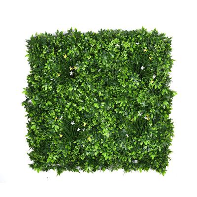 China Best Customization Custom Selling Artificial Green Grass Ornamental Plants Silk Flower Wall Wall for sale