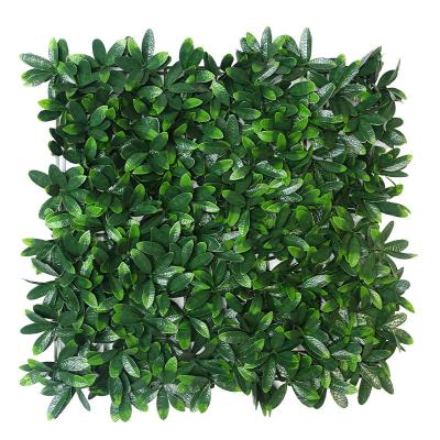 China Customized Factory Wholesale Artificial Grass Wall Panel Gardenia Foliage System Artificial Hedge Grass Wall Panel Background Customization for sale