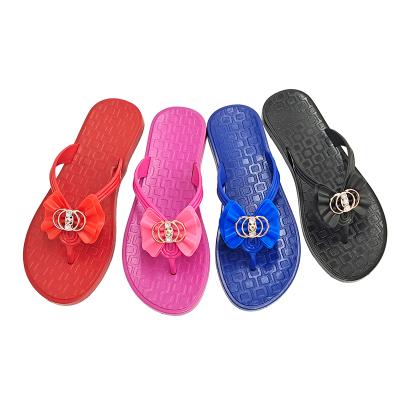 China Fashion trend best selling 2021 shoes new ladies printed casual women chappal flip flops for sale