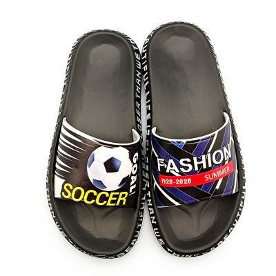 China 2020 Newest summer lightweight fashion men's custom made logo shoes yeezy sports slide PVC beach slide slipper man for sale