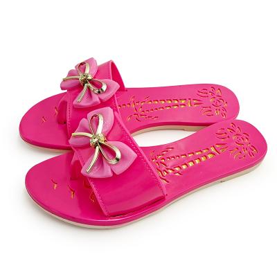 China 2021 Fashion Trend New Summer Solid Color Beach Sandale Femme Women Fshion Flat Slippers For Women And Ladies for sale