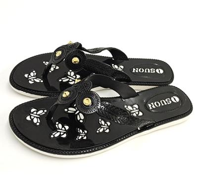 China Creative African Lanyard Black Recycled/Comfortable/Durable/Non-slip Exteriors Custom Design Flip Flops With Logo for sale