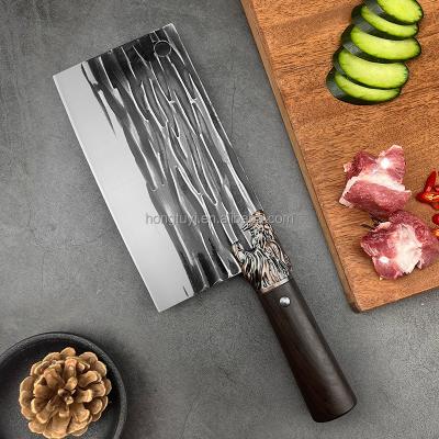 China Wholesale Handmade Forged Custom Chef Stocked OEM Steel 7.5 Inch 4Cr Blade Knives High Hardness Cooking Cutting Kitchen Knife Set for sale