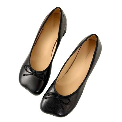 China Other New Arrival Fashion Apple Toe Butterfly Pump for sale