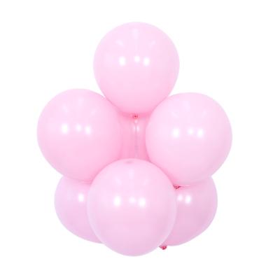 China Hot Selling Eco-friendly 100 Pieces 5 Inch Pastel Colorful Latex Balloon Macaron Balloon Party Decoration for sale