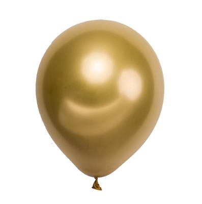 China Eco-Friendly Balloons Wholesale Shiny 10inch Metal Pearl Latex Balloons Chrome Colors Thick Metallic Helium Air Balls Globos for sale