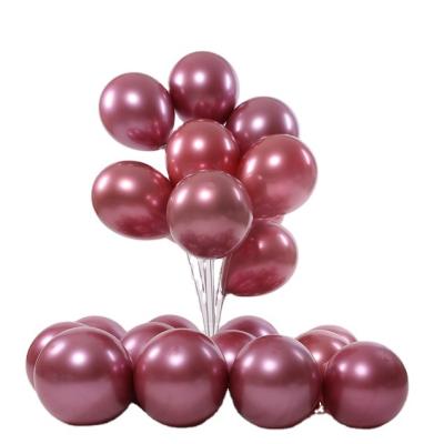 China HaoShiDai Large 10 Inch Latex Helium Chrome Balloon Wedding Party Decor High Quality Eco-Friendly Decoration Eco-Friendly for sale