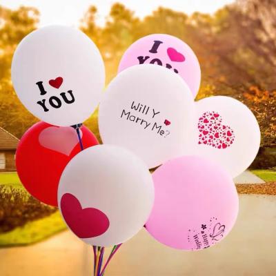 China Eco-friendly Wholesale Advertising Balloon Rubber Globos Custom Latex Logo Printed Balloons for sale