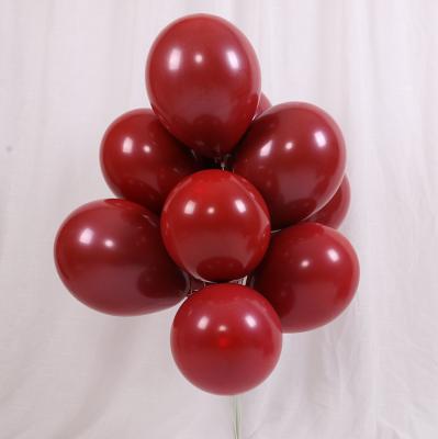 Κίνα Lover Proposal Wedding Banquet Decoration Eco-friendly Wedding Balloon Double Shaped Pomegranate Red Latex Balloon 10 Inch προς πώληση