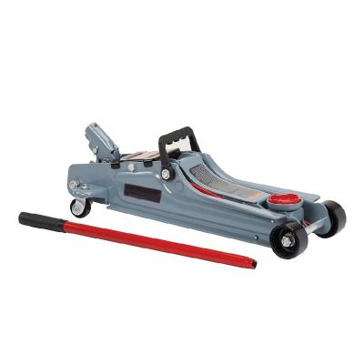 China Hydraulic Floor Jack 2 Ton Capacity Gray Low Profile Car Floor Jack for sale