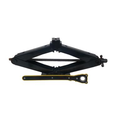 China Car Jack Scissor Jack for car/SUV/MPV max 1.5 Ton (3307 lbs capacity)/2.0Ton (4400lbs) with rubber head with ratchet for sale