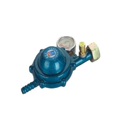 China Household LPG Gas Regulator with Aluminum Alloy Body and Gauge for sale