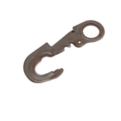 China Industrial tool lifting hook, shackling hook for forging parts/industrial tooling parts for sale